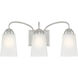 Malone 3 Light 21 inch Brushed Nickel Vanity Light Wall Light